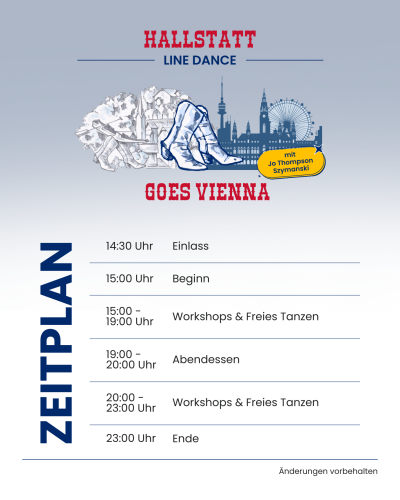 Zeitplan Hallstatt goes Vienna